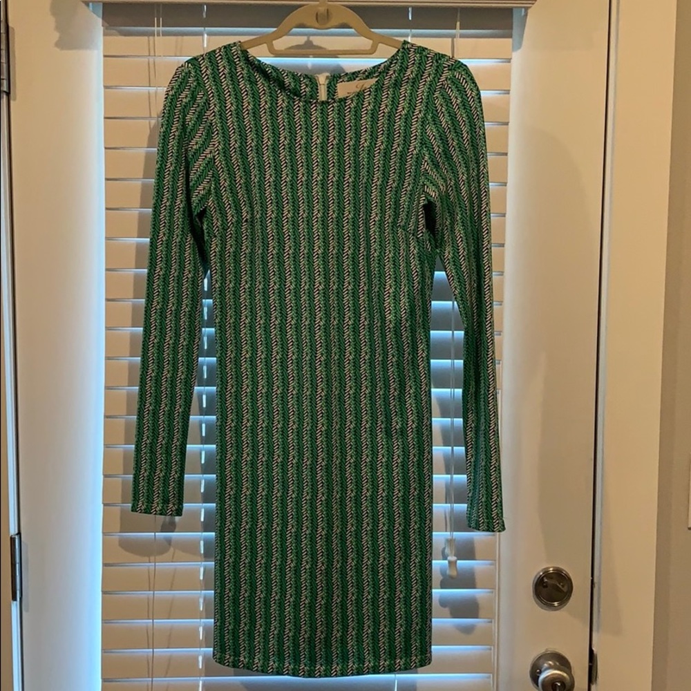 Long Sleeve Fitted Dress